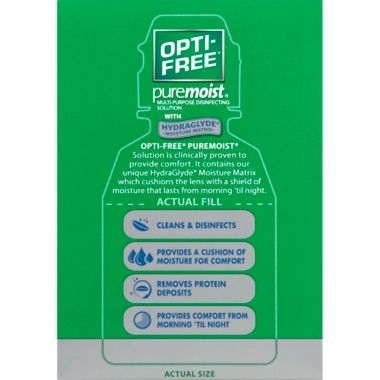 Alcon&reg; OPTI-FREE&reg; Puremoist&reg; 2 fl. oz. Multi-Purpose Contact Lens Solution. View a larger version of this product image.