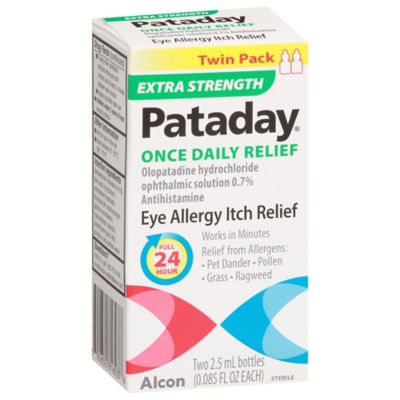 Alcon Pataday&reg; 2-Pack Once Daily 0.09 fl. oz. Extra Strength Eye Allergy Itch Relief Drops