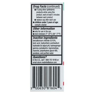 Alcon Pataday&reg; Once Daily 0.09 fl. oz. Extra Strength Eye Allergy Itch Relief Drops. View a larger version of this product image.