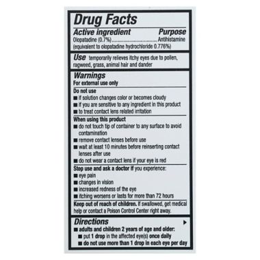 Alcon Pataday&reg; Once Daily 0.09 fl. oz. Extra Strength Eye Allergy Itch Relief Drops. View a larger version of this product image.