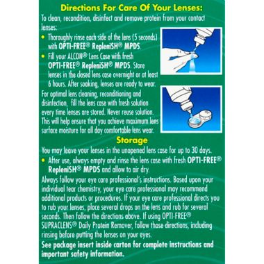 Alcon&reg; OPTI-FREE&reg; Replenish&reg; 2 fl. oz. Multi-Purpose Contact Lens Solution. View a larger version of this product image.