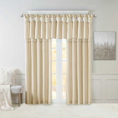 Madison Park Emilia Twist Tab Window Curtain Panel and Valance
