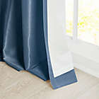 Alternate image 3 for Madison Park Emilia 120-Inch Twist Tab Top Window Curtain Panel in Teal (Single)