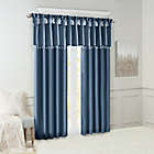 Alternate image 5 for Madison Park Emilia 120-Inch Twist Tab Top Window Curtain Panel in Teal (Single)