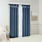 Alternate image 8 for Madison Park Emilia 120-Inch Twist Tab Top Window Curtain Panel in Teal (Single)