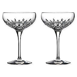 Waterford® Lismore Essence Saucer Champagne Glasses (Set of 2)