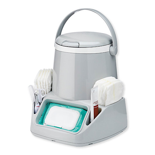 Alternate image 1 for Diaper Genie Caddy with Refill Cartridge in Grey