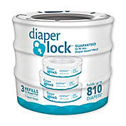 Diaper Lock&trade; Diaper Pail Liner in Blue