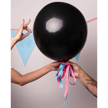 Pearhead&reg; Gender Reveal Balloon Kit. View a larger version of this product image.
