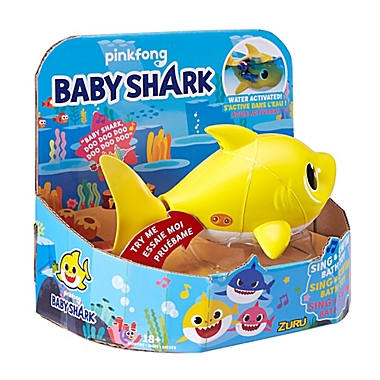 Zuru&trade; Robo Alive Baby Shark Bath Toy in Yellow. View a larger version of this product image.