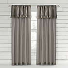 Alternate image 0 for Bee & Willow&trade; Home Ruffle 84-Inch Rod Pocket Curtain Panel in Charcoal (Single)