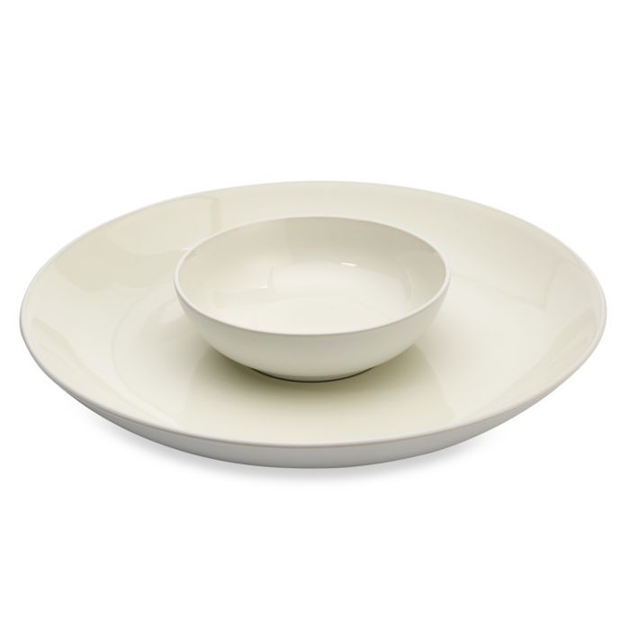 Noritake® Colorwave Chip and Dip in White Bed Bath & Beyond