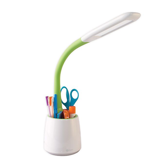 OttLite® Organizer LED Desk Lamp in White
