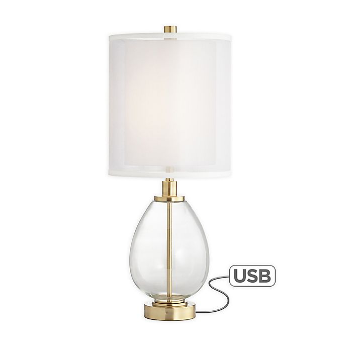 Pacific Coast Lighting Sophie Table, Table Lamp With Usb Port Canada