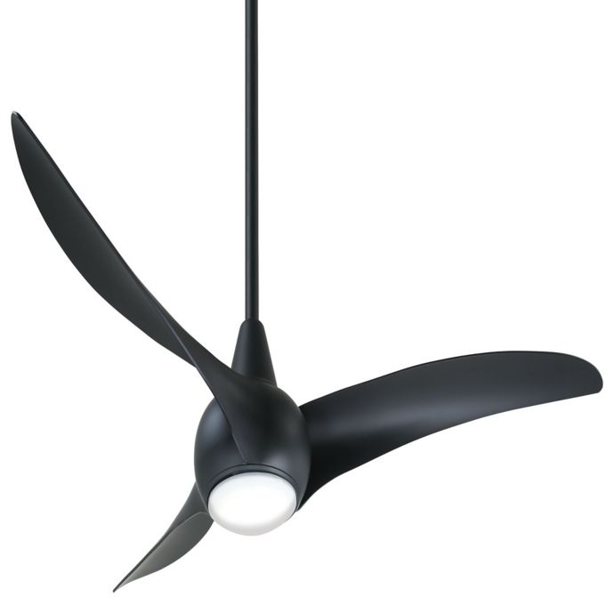 Minka Aire Light Wave 52 Inch Ceiling Fan With Remote Control In Coal