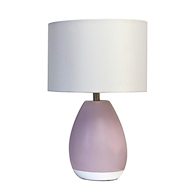 Marmalade&trade; Carroll Table Lamp in Purple/White. View a larger version of this product image.
