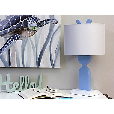 Marmalade&trade; Bunny Table Lamp in Blue. View a larger version of this product image.