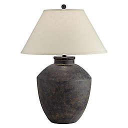 Pacific Coast Lighting® Massa Jar Table Lamp in Dark Terracotta