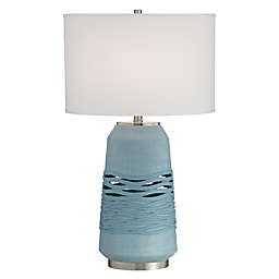 Pacific Coast Lighting® Riverton Table Lamp in Ocean Blue
