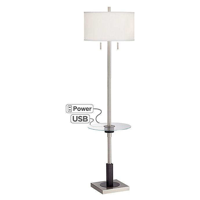 Pacific Coast Lighting Morris Floor, Floor Lamp With Table Attached Canada
