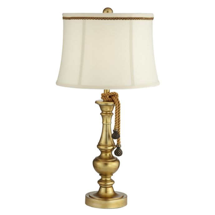 Kathy Ireland® Canterbury Table Lamp in Gold with Shade Bed Bath & Beyond