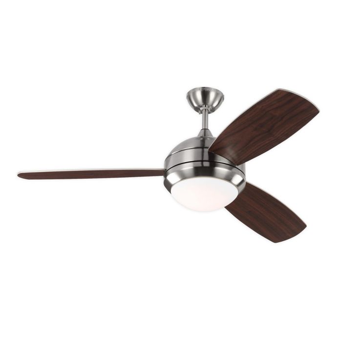 Monte Carlo Discus Trio 52 Inch Single Led Light Ceiling Fan Bed