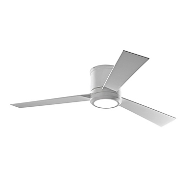 Monte Carlo Clarity 52-Inch Single-Light Indoor/Outdoor Ceiling Fan in Matte White. View a larger version of this product image.