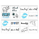 Alternate image 1 for 16-Count Boys Baby Shower Tattoos