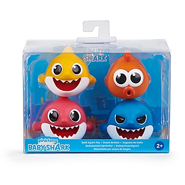 WowWee Pinkfong 4-Piece Baby Shark Bath Squirt Toys. View a larger version of this product image.