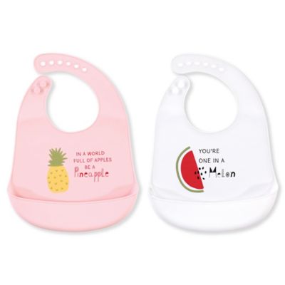 hudson baby silicone bibs