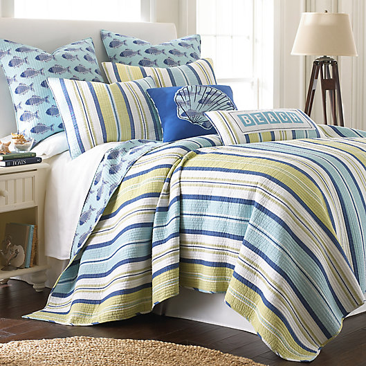 Levtex Home Bayport Reversible Quilt, Twin Bed Quilts Bath And Beyond