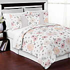 Alternate image 0 for Sweet Jojo Designs&reg; Watercolor Floral 3-Piece King Comforter Set in Pink/Grey