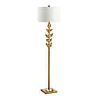 Alternate image 0 for Safavieh Georgiana Floor Lamp in Gold with Fabric Lamp Shade