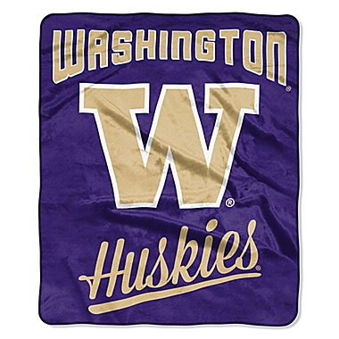 University of Washington Raschel Throw Blanket. View a larger version of this product image.