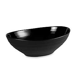 Mikasa® Swirl Oval Vegetable Bowl in Black