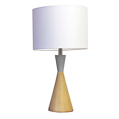 Marmalade&trade; Brenner Table Lamp in Grey/Natural. View a larger version of this product image.