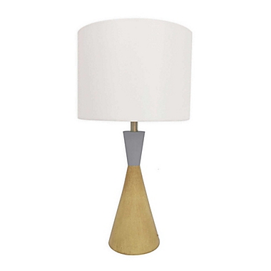 Marmalade&trade; Brenner Table Lamp in Grey/Natural. View a larger version of this product image.