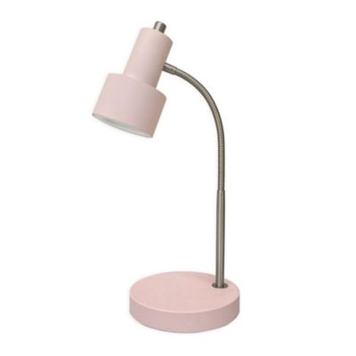 blush pink desk lamp