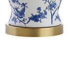 Alternate image 4 for JONATHAN Y Georgia Chinoiserie Table Lamp in Blue with Linen Shade