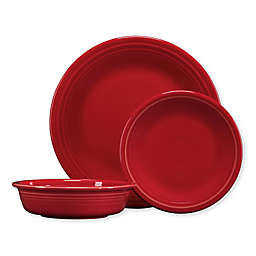 Fiesta® 3-Piece Classic Place Setting in Scarlet