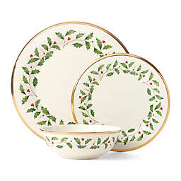 Lenox® Holiday™ 3-Piece Place Setting in Red/Green