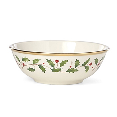 Lenox&reg; Holiday&trade; 16 oz. Place Setting Bowl in Red/Green. View a larger version of this product image.