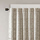 Alternate image 2 for SunSmart Cassius 100% Blackout Window Curtain Panel 50x95&quot; Grey/Silver