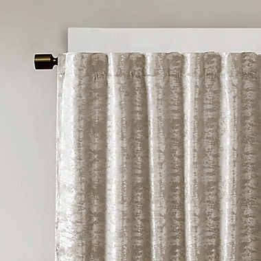SunSmart Cassius 100% Blackout Window Curtain Panel 50x95&quot; Grey/Silver. View a larger version of this product image.