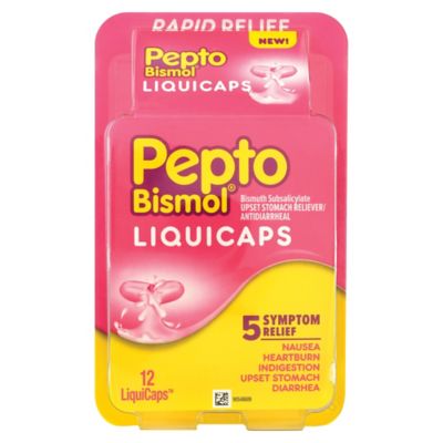 Pepto Bismol&reg; Rapid Relief 12-Count LiquiCaps