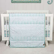 Trend Lab&reg; Taylor 3-Piece Crib Bedding Set in Aqua/White