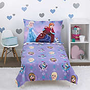 Disney&reg; Frozen Let the Magic Flow 4-Piece Toddler Bedding Set in Lavender
