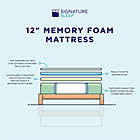 Alternate image 4 for Cally 12-Inch Memory Foam Twin Mattress