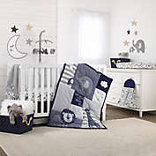 NoJo&reg; Love You To The Moon 4-Piece Crib Bedding Set in Grey/Navy