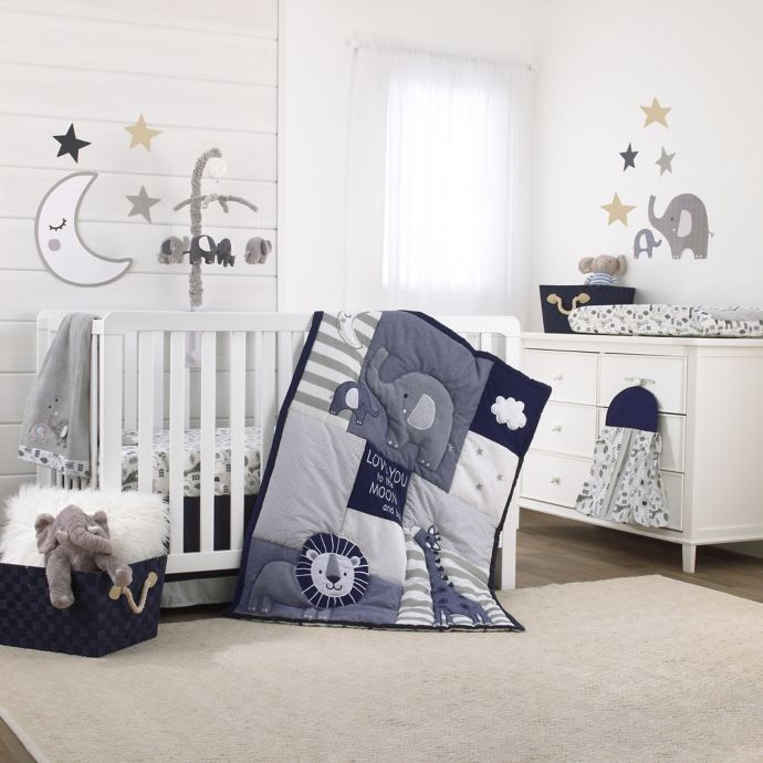 Nojo Love You To The Moon Crib Bedding Collection Buybuy Baby